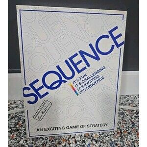 VINTAGE SEQUENCE Board Game 1995 Sealed No. 8002 Jax LTD. NEW SEALED